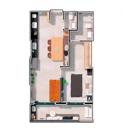 imagem 1 - Apartamento - Padrão imagem 1 - Apartamento - Padrão