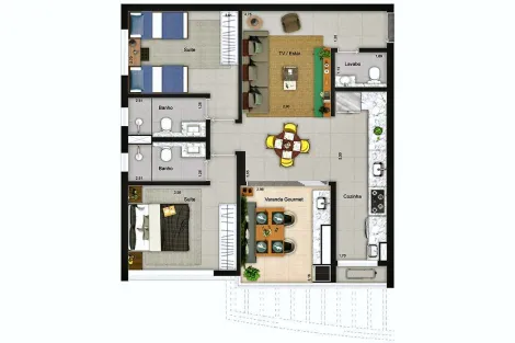 Alugar Apartamento / Padrão em Ribeirão Preto. apenas R$ 726.000,00
