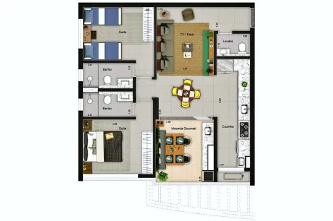 imagem 1 - Apartamento - Padrão imagem 1 - Apartamento - Padrão