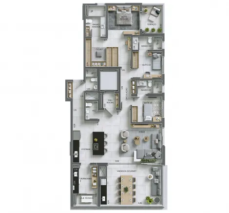 imagem 1 - Apartamento à venda no Condomínio Cidade de Barcelona, próximo ao Parque Olhos D`água - Ribeirão Preto/SP. imagem 1 - Apartamento à venda no Condomínio Cidade de Barcelona, próximo ao Parque Olhos D`água - Ribeirão Preto/SP.