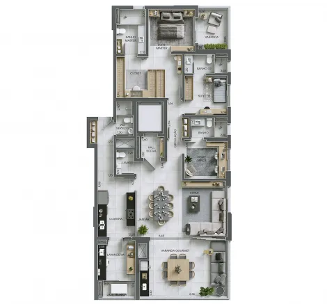 imagem 2 - Apartamento à venda no Condomínio Cidade de Barcelona, próximo ao Parque Olhos D`água - Ribeirão Preto/SP. imagem 2 - Apartamento à venda no Condomínio Cidade de Barcelona, próximo ao Parque Olhos D`água - Ribeirão Preto/SP.